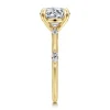 Clearance Gabriel & Co. Marline - 14K Yellow Gold Round Diamond Engagement Ring
