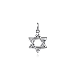 Outlet Gabriel & Co. Mini Star of David Pendant 925 Sterling Silver