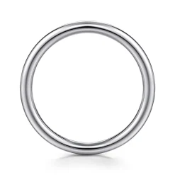 Best Gabriel & Co. 1.8MM 14K White Gold Plain Wedding Band