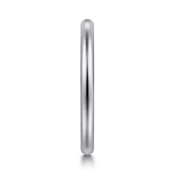 Best Gabriel & Co. 1.8MM 14K White Gold Plain Wedding Band