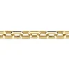 Outlet Gabriel & Co. 9mm 14K Yellow Gold Faceted Men's Hollow Chain Black Diamond Bracelet