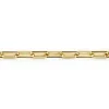 Hot Gabriel & Co. 4.40mm 14K Yellow Gold Men's Hollow Elongated Link Chain Bracelet