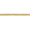 Best Gabriel & Co. 4mm 14K Yellow Gold Men's Hollow Link Chain Bracelet