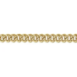 Online Gabriel & Co. 7mm 14K Yellow Gold Men's Solid Cuban Link Chain Bracelet