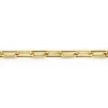 Gabriel & Co. 5 mm 14k Yellow Gold Men's Solid Elongated Link Chain Bracelet