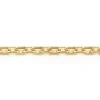 Discount Gabriel & Co. 5.50mm 14K Yellow Gold Men's Solid Faceted Link Chain Bracelet