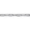 Discount Gabriel & Co. 5mm 925 Sterling Silver Elongated Men's Solid Chain Bracelet