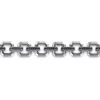 New Gabriel & Co. 10mm 925 Sterling Silver Men's Hollow Link Chain Bracelet With Black Spinel Connectors