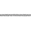Gabriel & Co. 4mm 925 Sterling Silver Men's Solid Link Chain Bracelet