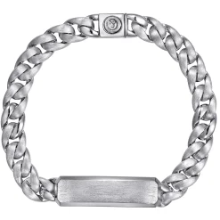 Clearance Gabriel & Co. 10mm 925 Sterling Silver Men's Solid Cuban Link Chain Bracelet