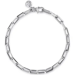 Online Gabriel & Co. 5mm 925 Sterling Silver Men's Solid Chain Bracelet
