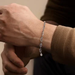 Online Gabriel & Co. 5mm 925 Sterling Silver Men's Solid Chain Bracelet