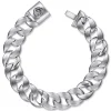 Best Gabriel & Co. 14mm 925 Sterling Silver Men's Solid Flat Heavy Link Chain Bracelet