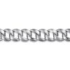Sale Gabriel & Co. 14mm 925 Sterling Silver Men's Solid Flat Heavy Link Chain Bracelet