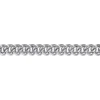 Discount Gabriel & Co. 7mm 925 Sterling Silver Men's Solid Cuban Link Chain Bracelet