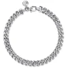 Sale Gabriel & Co. 7mm 925 Sterling Silver Men's Solid Cuban Link Chain with Diamond Cut Bracelet