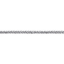 Outlet Gabriel & Co. 4mm 925 Sterling Silver Men's Solid Wheat Chain Bracelet