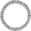 New Gabriel & Co. 8mm 925 Sterling Silver Men's Solid Cuban Link Chain Bracelet