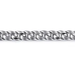 New Gabriel & Co. 8mm 925 Sterling Silver Men's Solid Cuban Link Chain Bracelet
