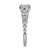 Outlet Gabriel & Co. Monah - 14K White Gold Round Diamond Engagement Ring