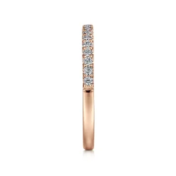 New Gabriel & Co. Montreal - 14K Rose Gold Diamond Anniversary Band - 0.25 ct