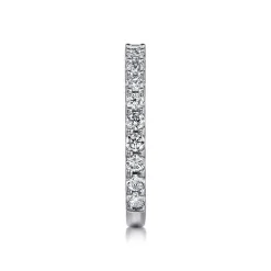 Best Gabriel & Co. Montreal - 14k White Gold Diamond Anniversary Band - 0.75 ct