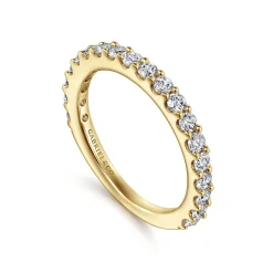 Outlet Gabriel & Co. Montreal - 14k Yellow Gold Diamond Anniversary Band - 0.75 ct