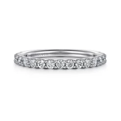 Hot Gabriel & Co. Montreal - Platinum Diamond Anniversary Band - 0.75 ct