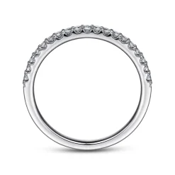 Outlet Gabriel & Co. Montreal - Platinum Diamond Anniversary Band - 0.25 ct