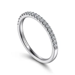 Outlet Gabriel & Co. Montreal - Platinum Diamond Anniversary Band - 0.25 ct