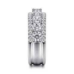 Gabriel & Co. Nash - 14K White Gold Diamond Anniversary Band - 1.9 ct