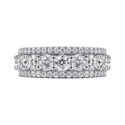 Gabriel & Co. Nash - 14K White Gold Diamond Anniversary Band - 1.9 ct
