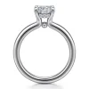 Gabriel & Co. Neema - 18K White Gold Cushion Cut Diamond Engagement Ring
