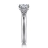 Hot Gabriel & Co. Neema - 18K White Gold Round Diamond Engagement Ring