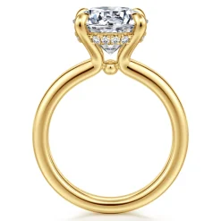 Online Gabriel & Co. Neema - 14K White Gold Round Diamond Engagement Ring