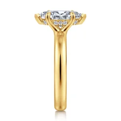 Hot Gabriel & Co. Neema - 18K Yellow Gold Marquise Shape Diamond Engagement Ring