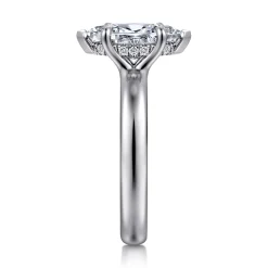 Outlet Gabriel & Co. Neema - Platinum Marquise Shape Diamond Engagement Ring