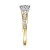 Hot Gabriel & Co. Nicola - 14K White-Yellow Gold Round Diamond Channel Set Engagement Ring