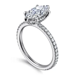 Online Gabriel & Co. Noa - 14K White Gold Marquise Shape Diamond Engagement Ring