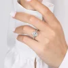 Discount Gabriel & Co. Noa - 14K White Gold Oval Diamond Engagement Ring