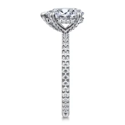 Hot Gabriel & Co. Noa - 14K White Gold Pear Shape Diamond Engagement Ring