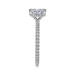 Hot Gabriel & Co. Noa - Platinum Oval Diamond Engagement Ring