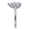 Gabriel & Co. Nola - 14K White Gold Pear Shape Lotus Diamond Engagement Ring