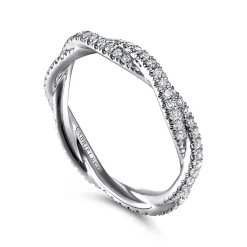 Gabriel & Co. Norata - 14K White Gold Diamond Eternity Band - 0.4 ct
