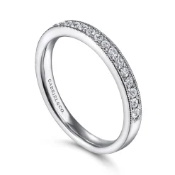 Online Gabriel & Co. Padua - Platinum Diamond Anniversary Band - 0.25 ct