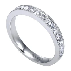 Outlet Gabriel & Co. Padua - Platinum Diamond Anniversary Band - 0.5 ct