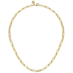 Clearance Gabriel & Co. Paperclip Necklace 14K Yellow Gold Link Chain 17inch