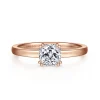 Best Gabriel & Co. Paula - 14K Rose Gold Cushion Cut Diamond Engagement Ring