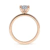 Sale Gabriel & Co. Paula - 14K Rose Gold Round Diamond Engagement Ring