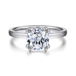 Online Gabriel & Co. Paula - 14K White Gold Cushion Cut Diamond Engagement Ring
